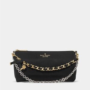 ♠️kate spade Roulette Nylon Mini Crossbody Convertible Bag, Black NWT